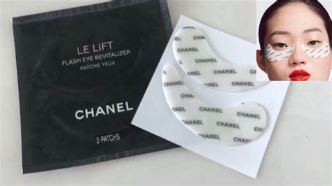 chanel le lift eye patches review|Chanel le lift eye patch.